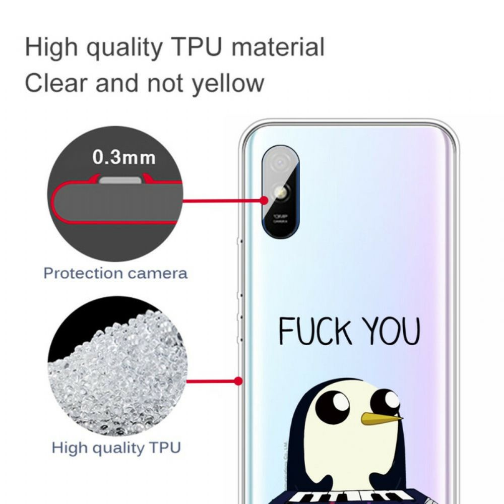 Hoesje voor Xiaomi Redmi 9A Pinguïn Neuk Je