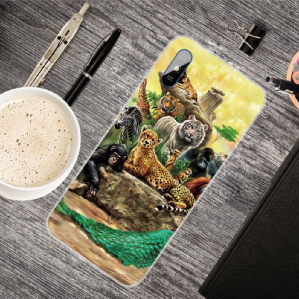 Hoesje voor Xiaomi Redmi 9A Safaridieren