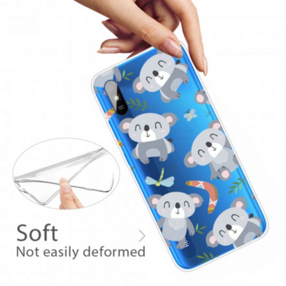 Hoesje voor Xiaomi Redmi 9A Schattige Koala's