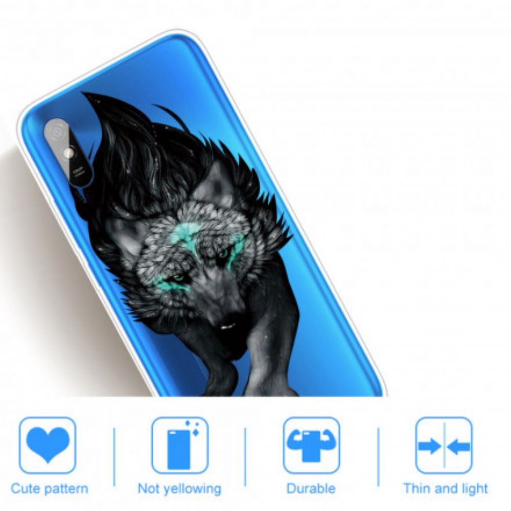 Hoesje voor Xiaomi Redmi 9A Sublieme Wolf