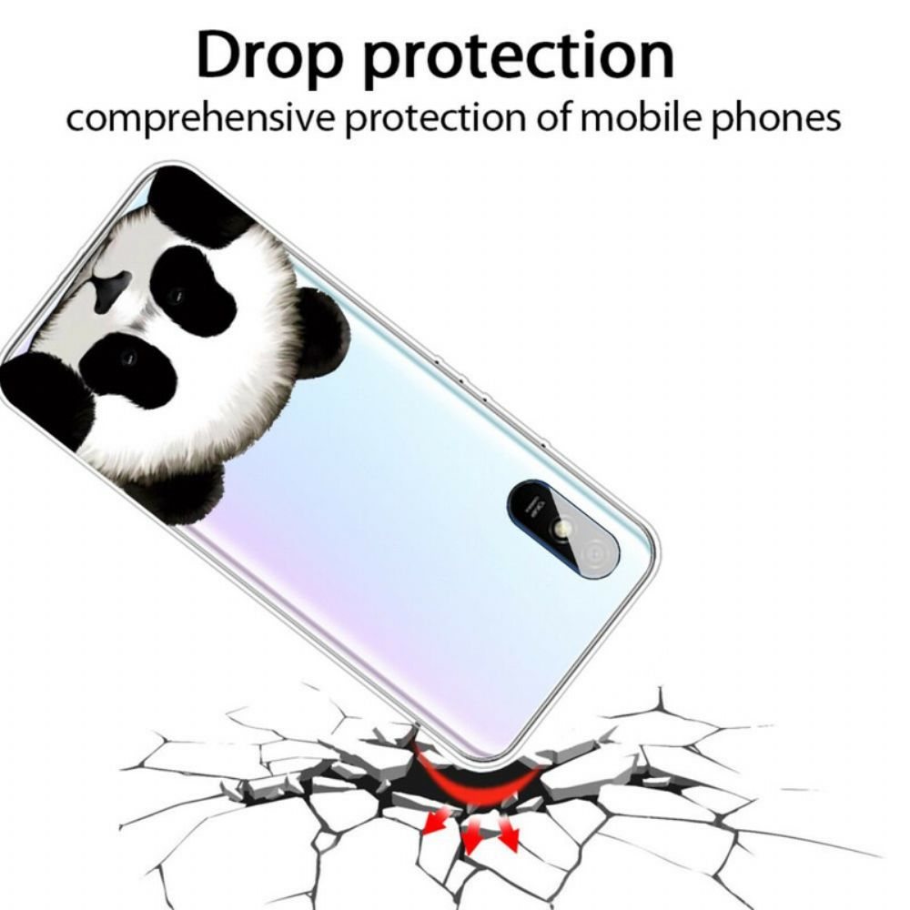 Hoesje voor Xiaomi Redmi 9A Transparante Panda