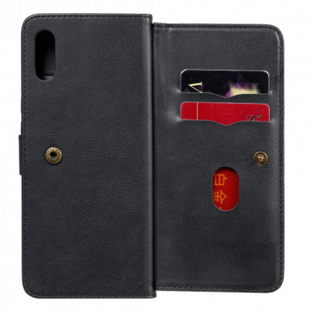 Leren Hoesje voor Xiaomi Redmi 9A Multifunctionele Kaarthouder Voor 10