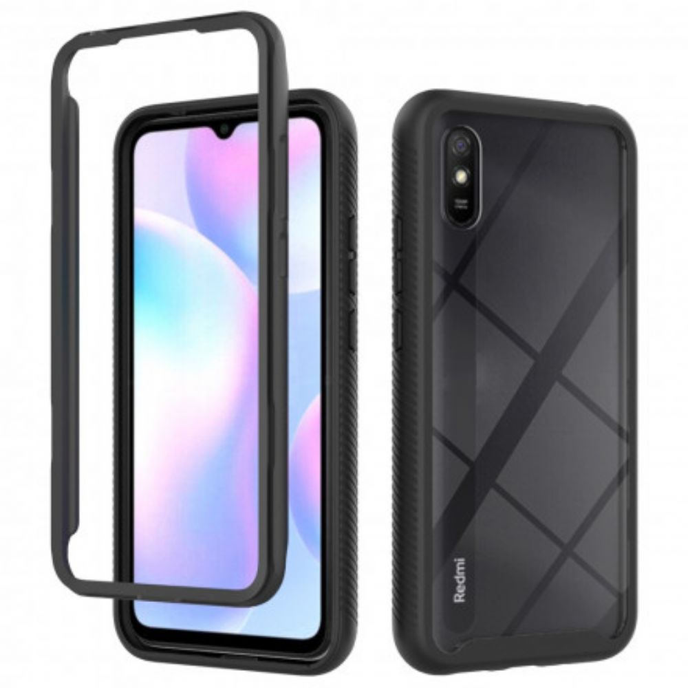 Telefoonhoesje voor Xiaomi Redmi 9A Hybride Siliconen Randen