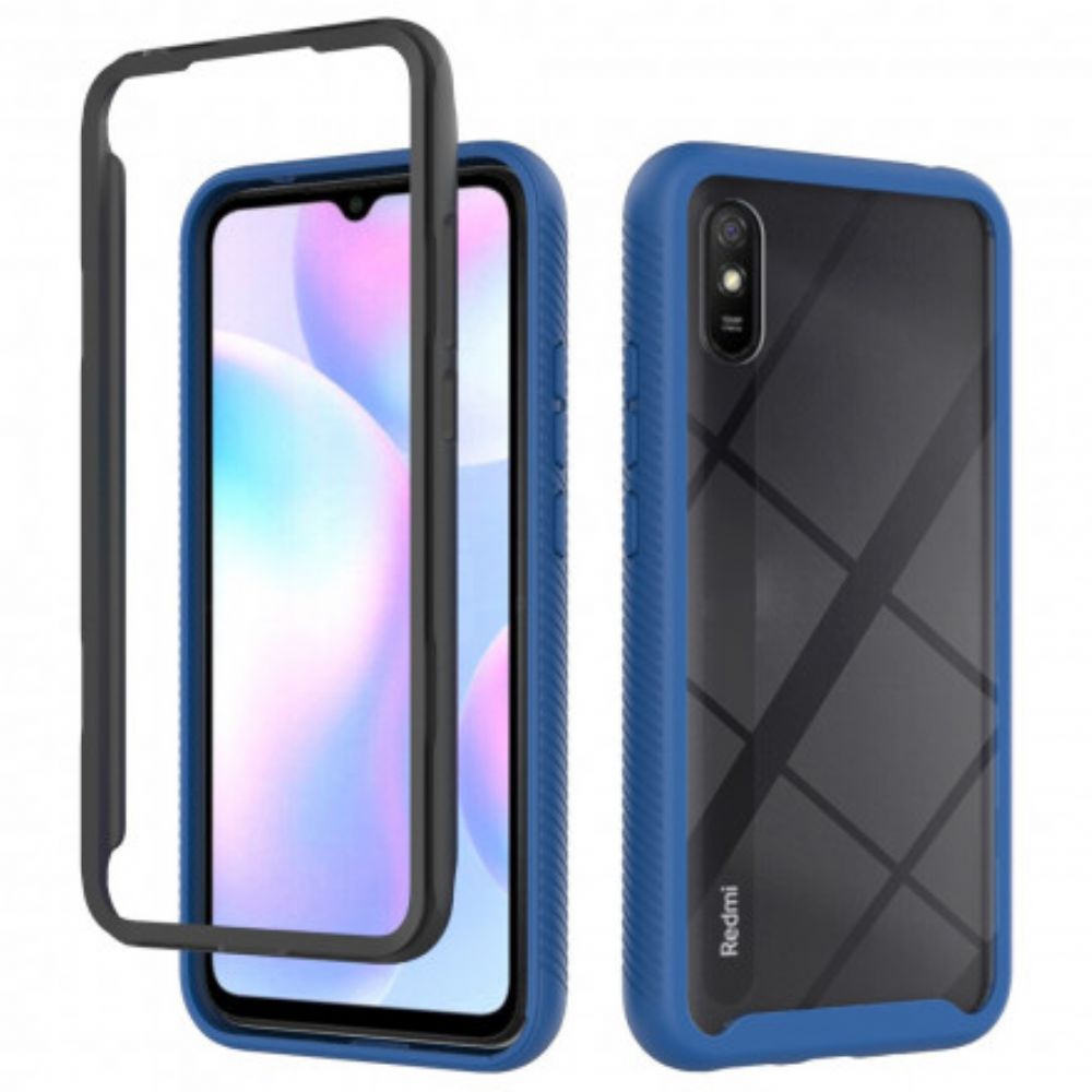 Telefoonhoesje voor Xiaomi Redmi 9A Hybride Siliconen Randen