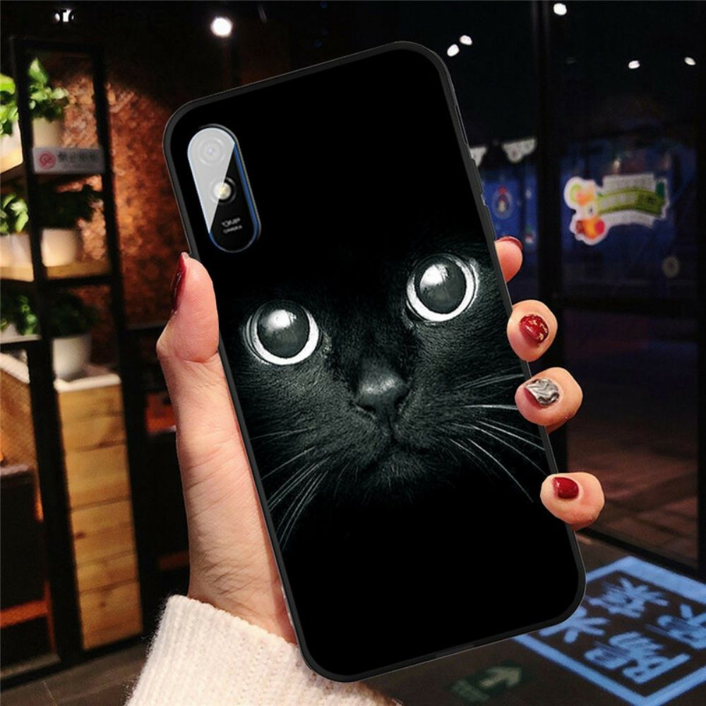 Telefoonhoesje voor Xiaomi Redmi 9A Kattenogen