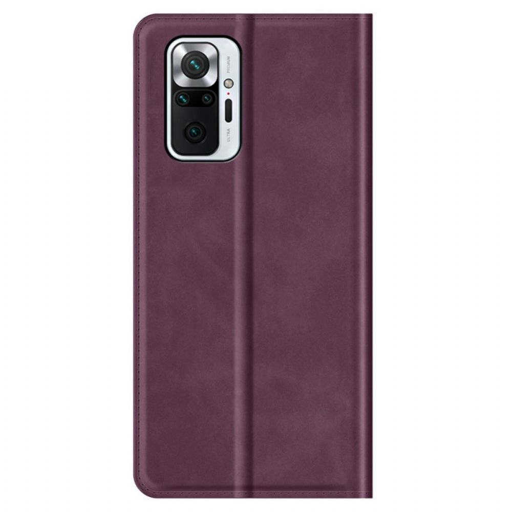 Bescherming Hoesje voor Xiaomi Redmi Note 10 Pro Folio-hoesje Skin-touch Nieuwe Kleuren