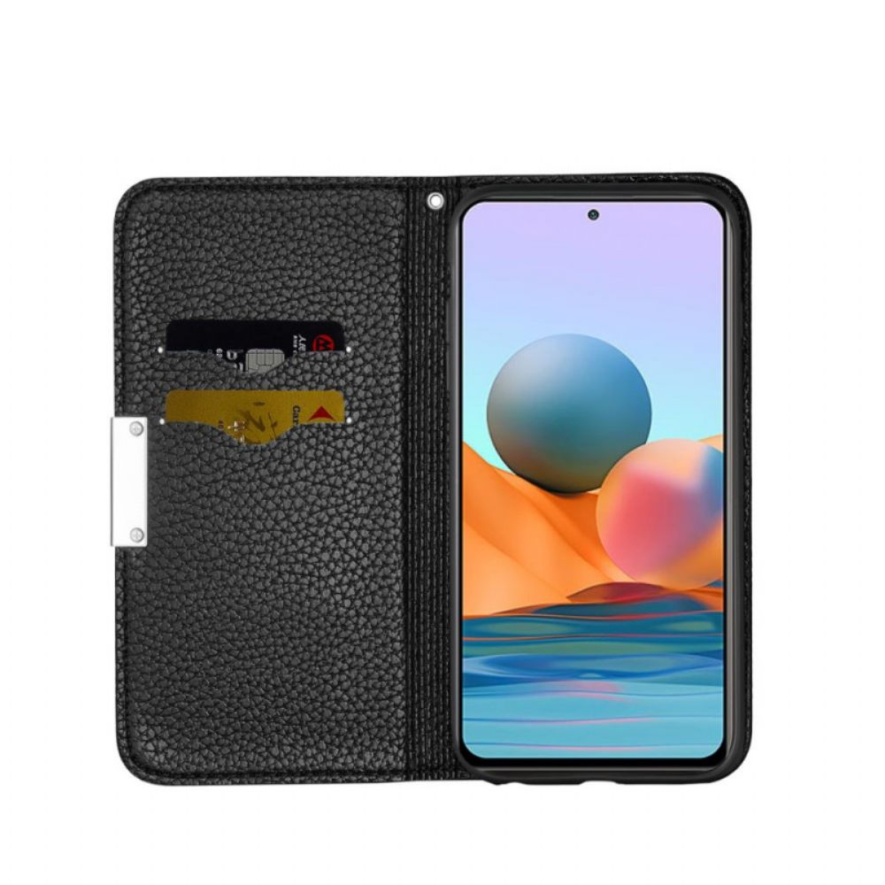 Bescherming Hoesje voor Xiaomi Redmi Note 10 Pro Folio-hoesje Ultra Chique Litchi Kunstleer