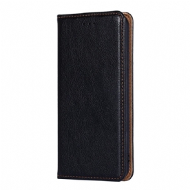 Bescherming Hoesje voor Xiaomi Redmi Note 10 Pro Folio-hoesje Vintage Lederen Stijl