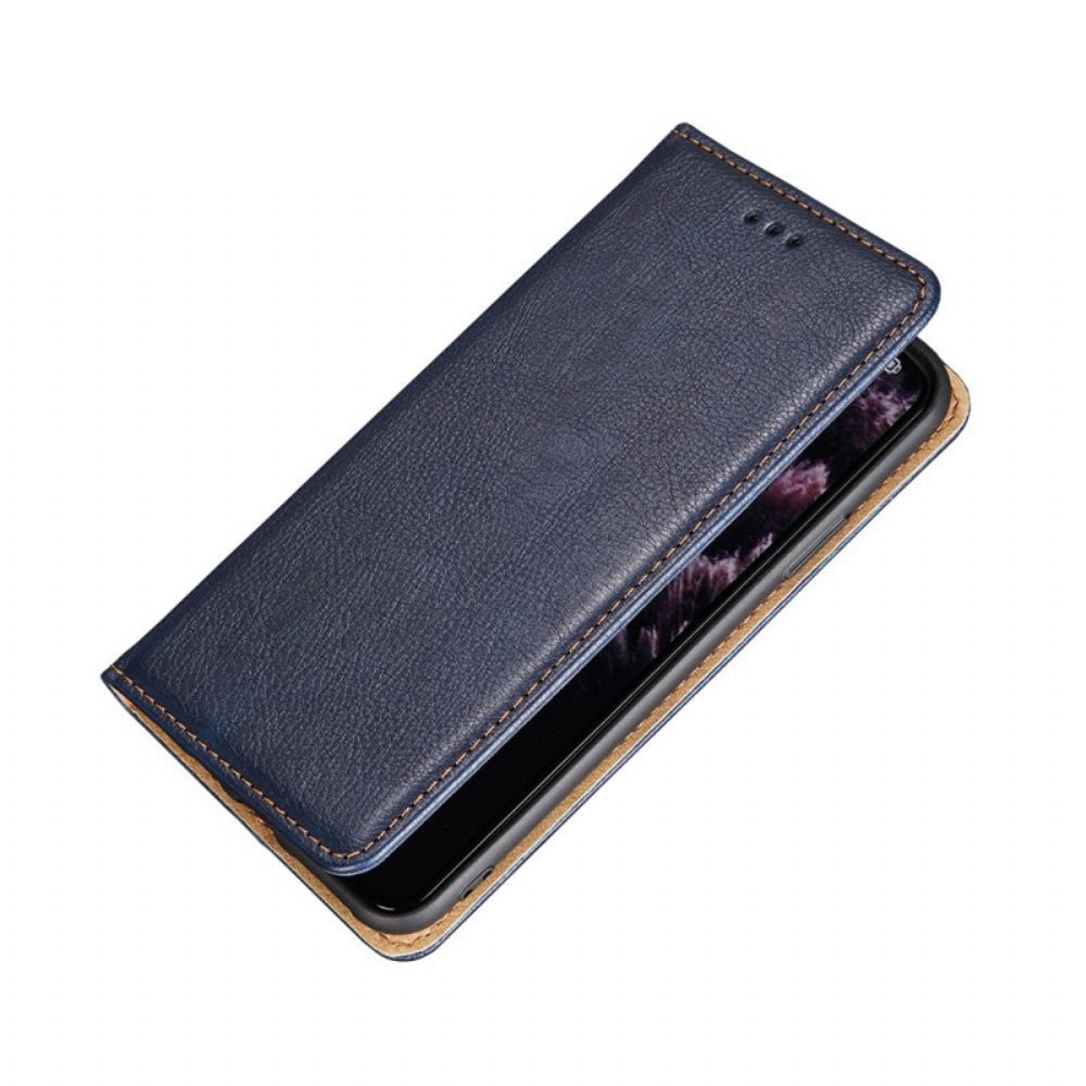 Bescherming Hoesje voor Xiaomi Redmi Note 10 Pro Folio-hoesje Vintage Lederen Stijl