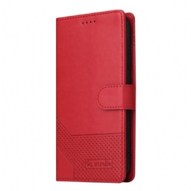 Flip Case voor Xiaomi Redmi Note 10 Pro Ledereffect Gq.utrobe