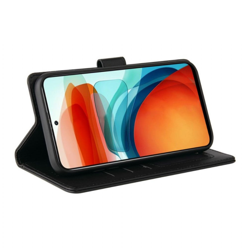 Flip Case voor Xiaomi Redmi Note 10 Pro Ledereffect Gq.utrobe