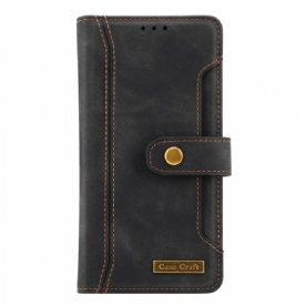 Flip Case voor Xiaomi Redmi Note 10 Pro Met Case Craft Band