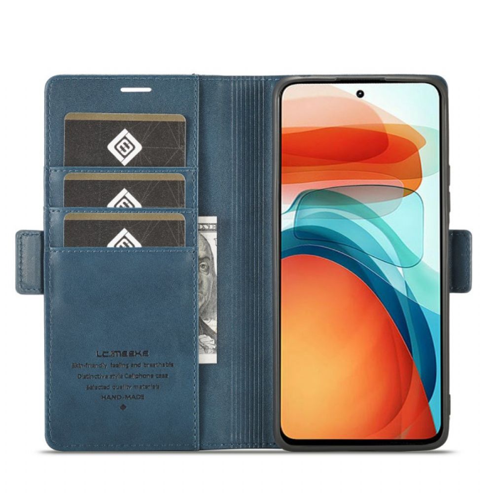 Folio-hoesje voor Xiaomi Redmi Note 10 Pro Dubbele Sluiting Lc.imeeke