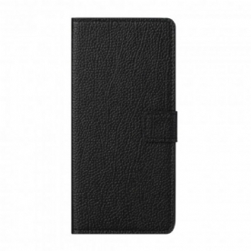 Folio-hoesje voor Xiaomi Redmi Note 10 Pro Enkel Lychee