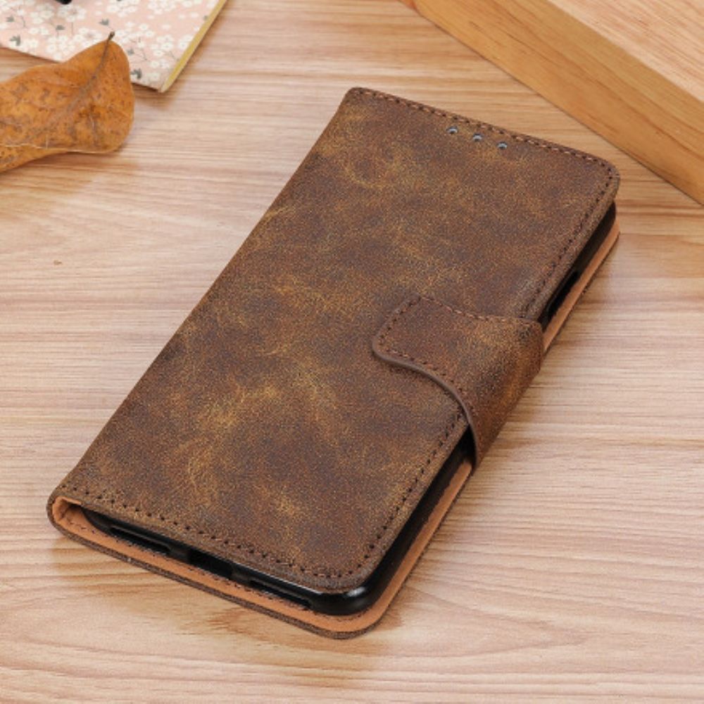 Folio-hoesje voor Xiaomi Redmi Note 10 Pro Flip Case Vintage Magnetische Klep