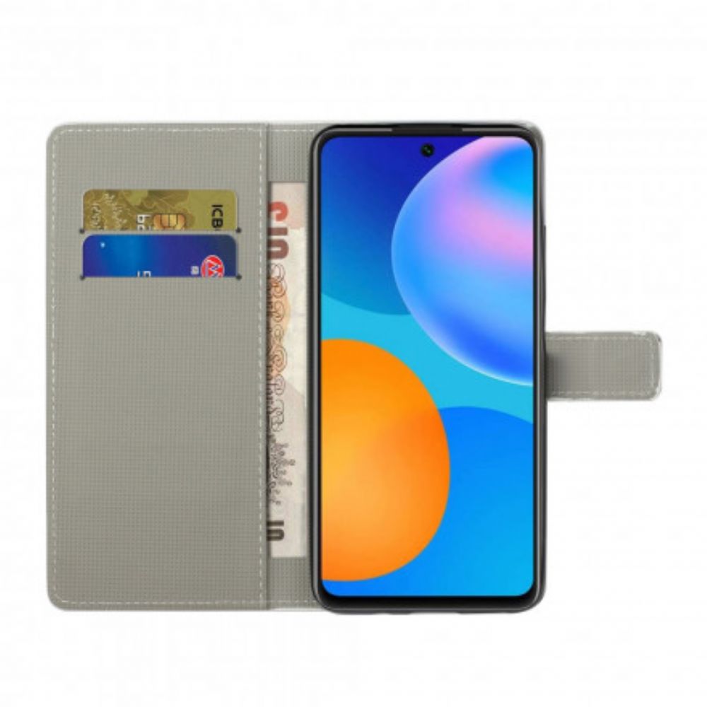 Folio-hoesje voor Xiaomi Redmi Note 10 Pro Galaxy-ontwerp