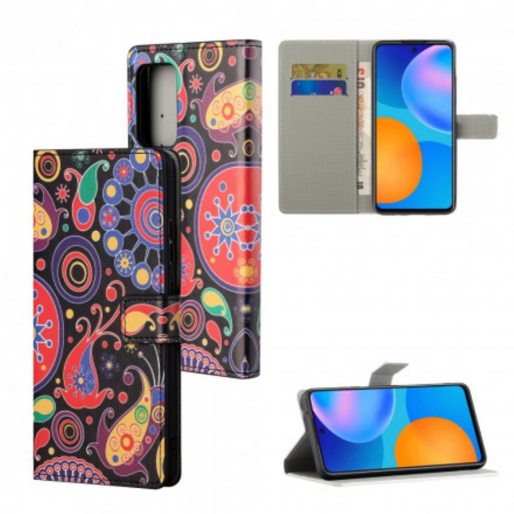 Folio-hoesje voor Xiaomi Redmi Note 10 Pro Galaxy-ontwerp