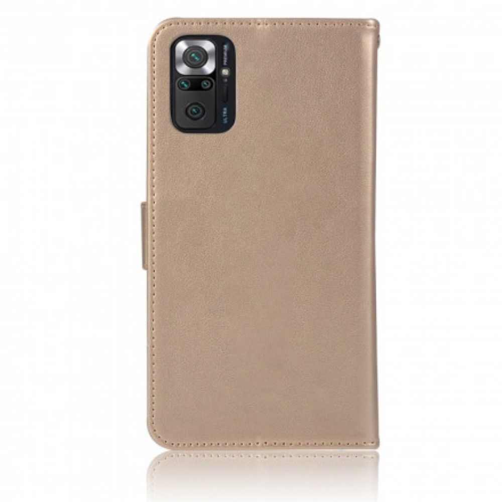 Folio-hoesje voor Xiaomi Redmi Note 10 Pro Lederen Effect Dromenvanger Uil