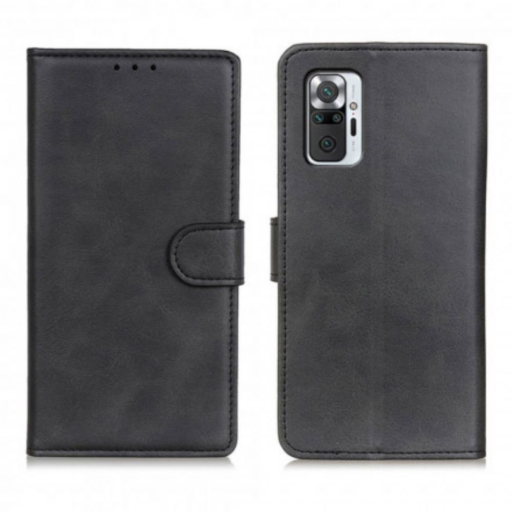 Folio-hoesje voor Xiaomi Redmi Note 10 Pro Retro Mat Leereffect