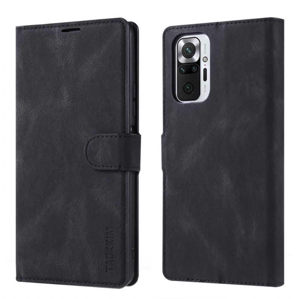 Folio-hoesje voor Xiaomi Redmi Note 10 Pro Taokkim Lederen Stijl