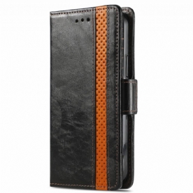 Folio-hoesje voor Xiaomi Redmi Note 10 Pro Tweekleurige Dubbele Sluiting