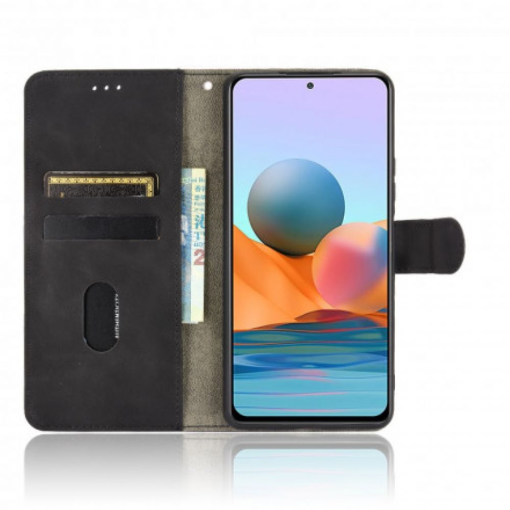 Folio-hoesje voor Xiaomi Redmi Note 10 Pro Zacht Leereffect