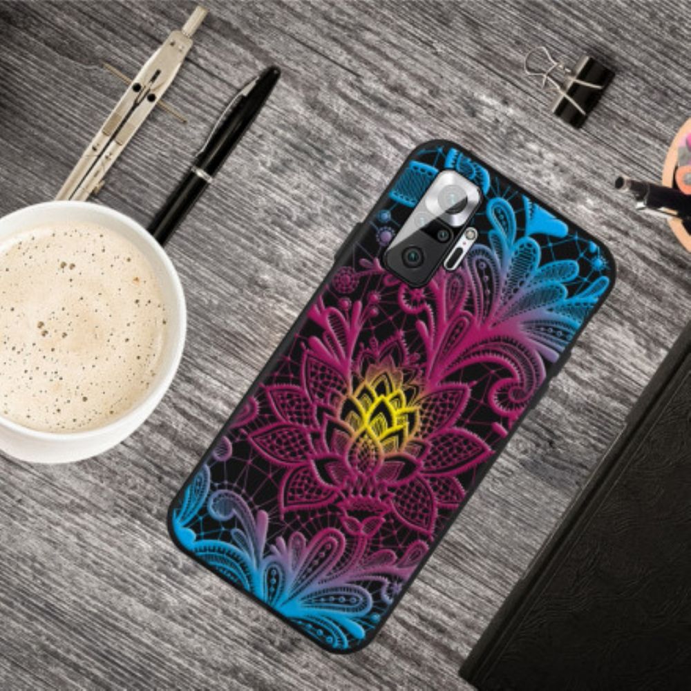 Hoesje voor Xiaomi Redmi Note 10 Pro Aziatische Lotus