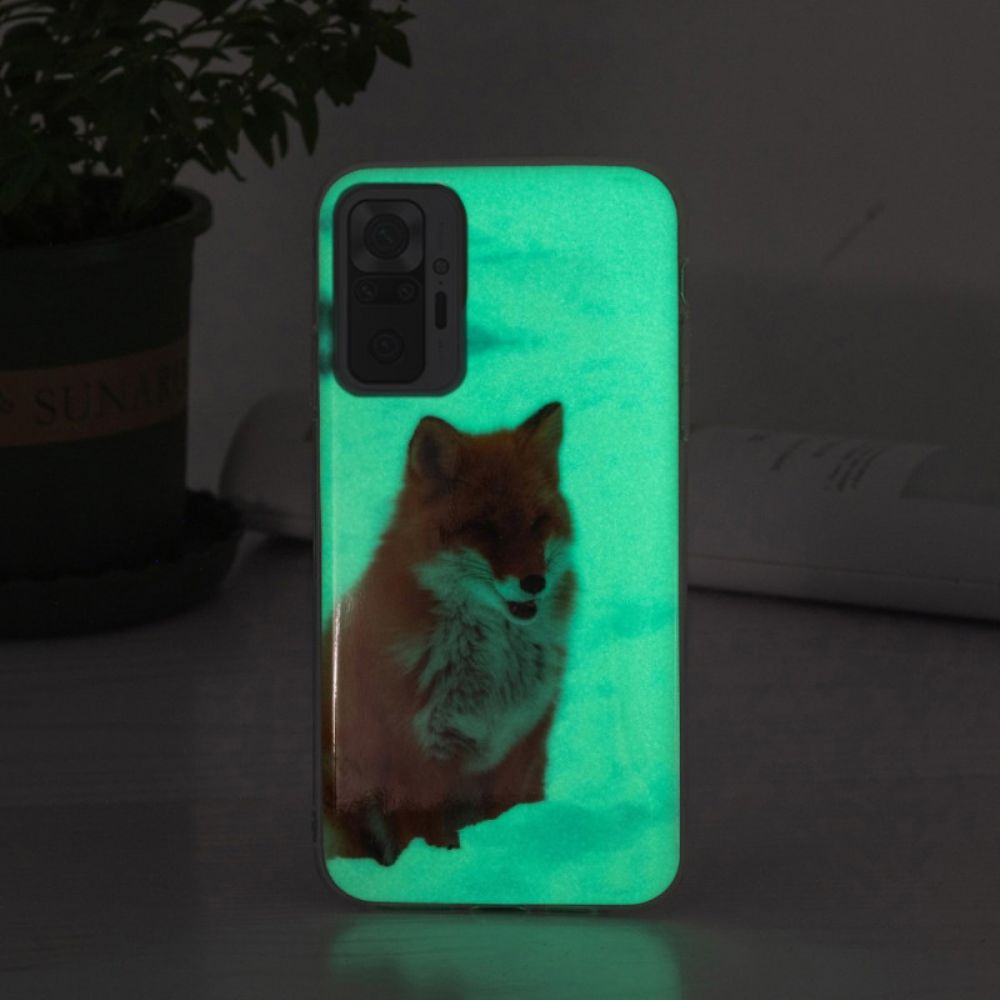 Hoesje voor Xiaomi Redmi Note 10 Pro Fluorescerende Vos