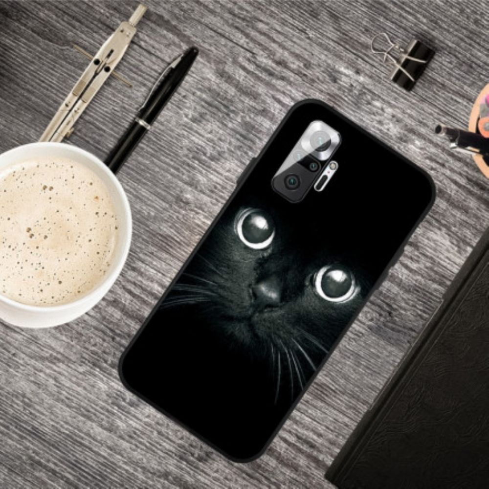 Hoesje voor Xiaomi Redmi Note 10 Pro Kattenogen