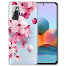 Hoesje voor Xiaomi Redmi Note 10 Pro Kleine Roze Bloemen