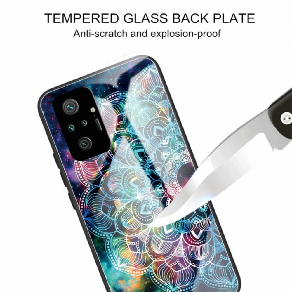 Hoesje voor Xiaomi Redmi Note 10 Pro Mandala Van Gehard Glas