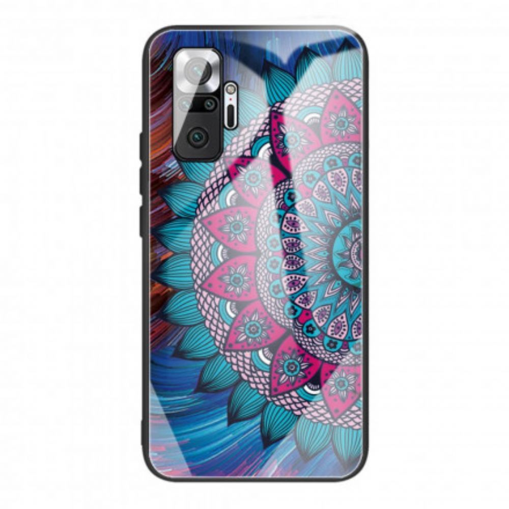 Hoesje voor Xiaomi Redmi Note 10 Pro Mandala Van Gehard Glas