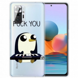 Hoesje voor Xiaomi Redmi Note 10 Pro Pinguïn Neuk Je