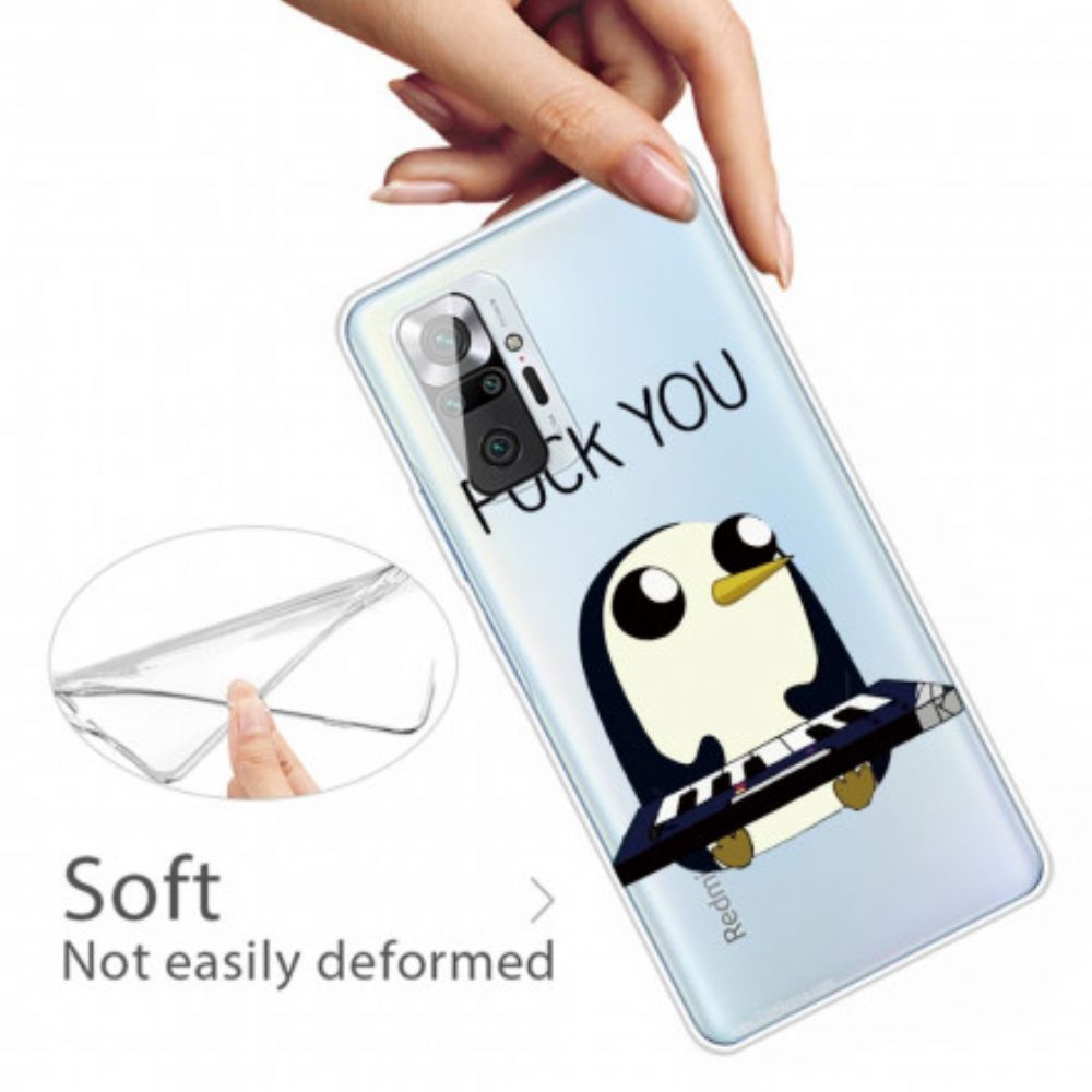 Hoesje voor Xiaomi Redmi Note 10 Pro Pinguïn Neuk Je