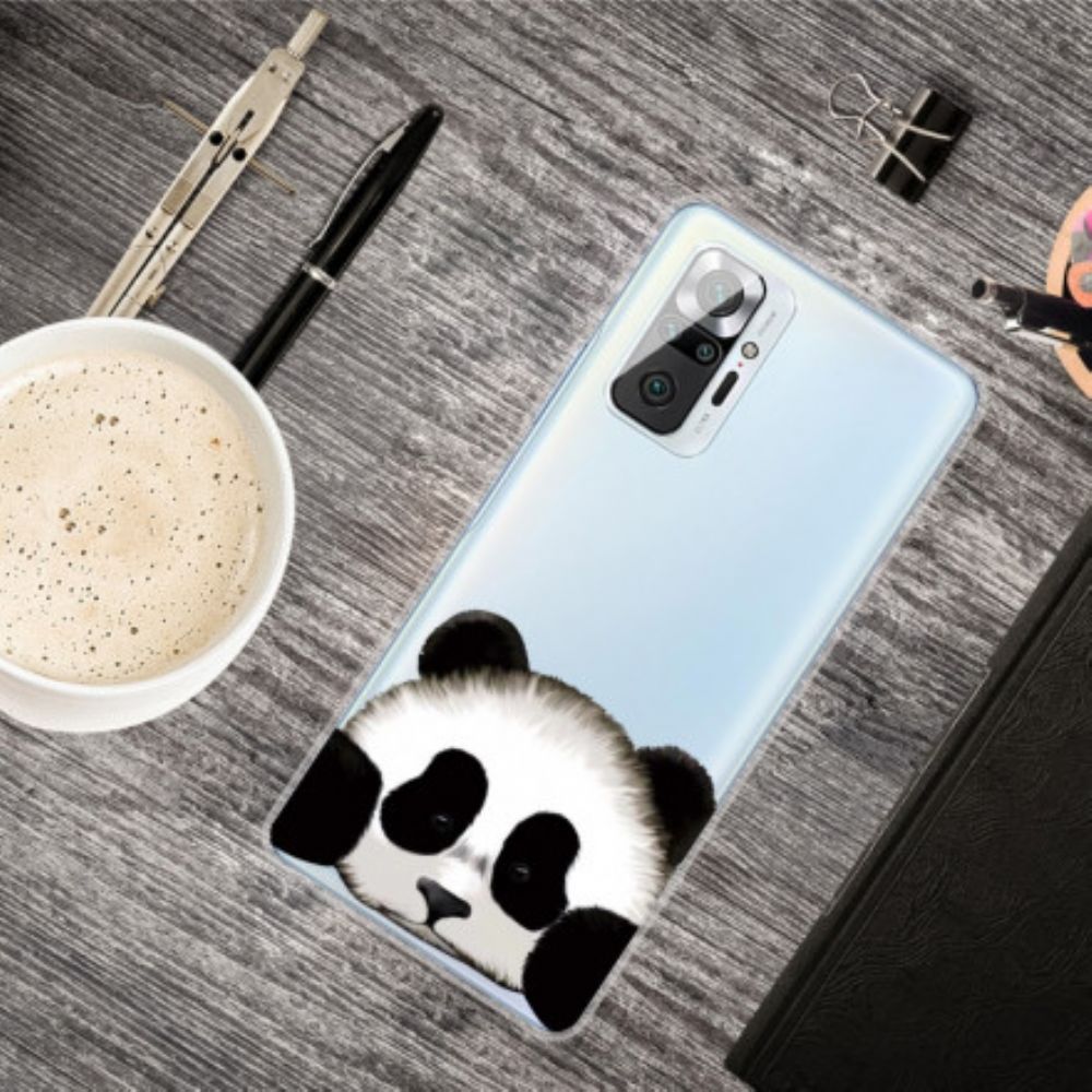 Hoesje voor Xiaomi Redmi Note 10 Pro Transparante Panda