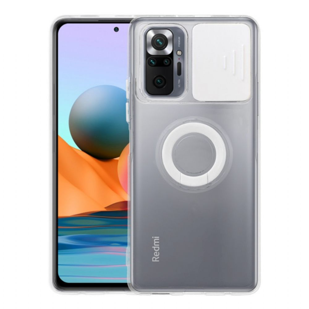 Telefoonhoesje voor Xiaomi Redmi Note 10 Pro Camerakap Met Standaard