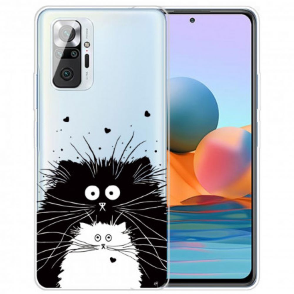 Telefoonhoesje voor Xiaomi Redmi Note 10 Pro Kijk Naar De Katten