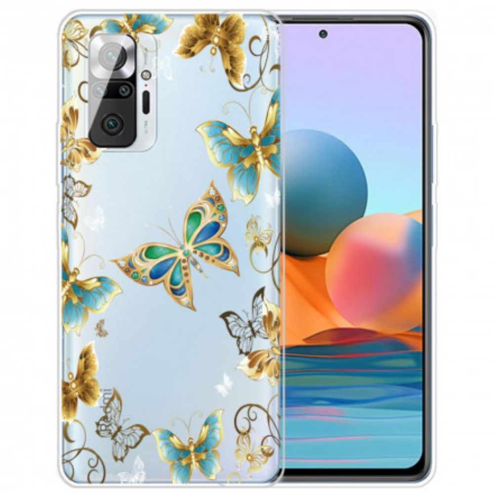 Telefoonhoesje voor Xiaomi Redmi Note 10 Pro Vliegende Vlinders