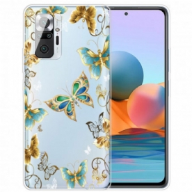 Telefoonhoesje voor Xiaomi Redmi Note 10 Pro Vliegende Vlinders