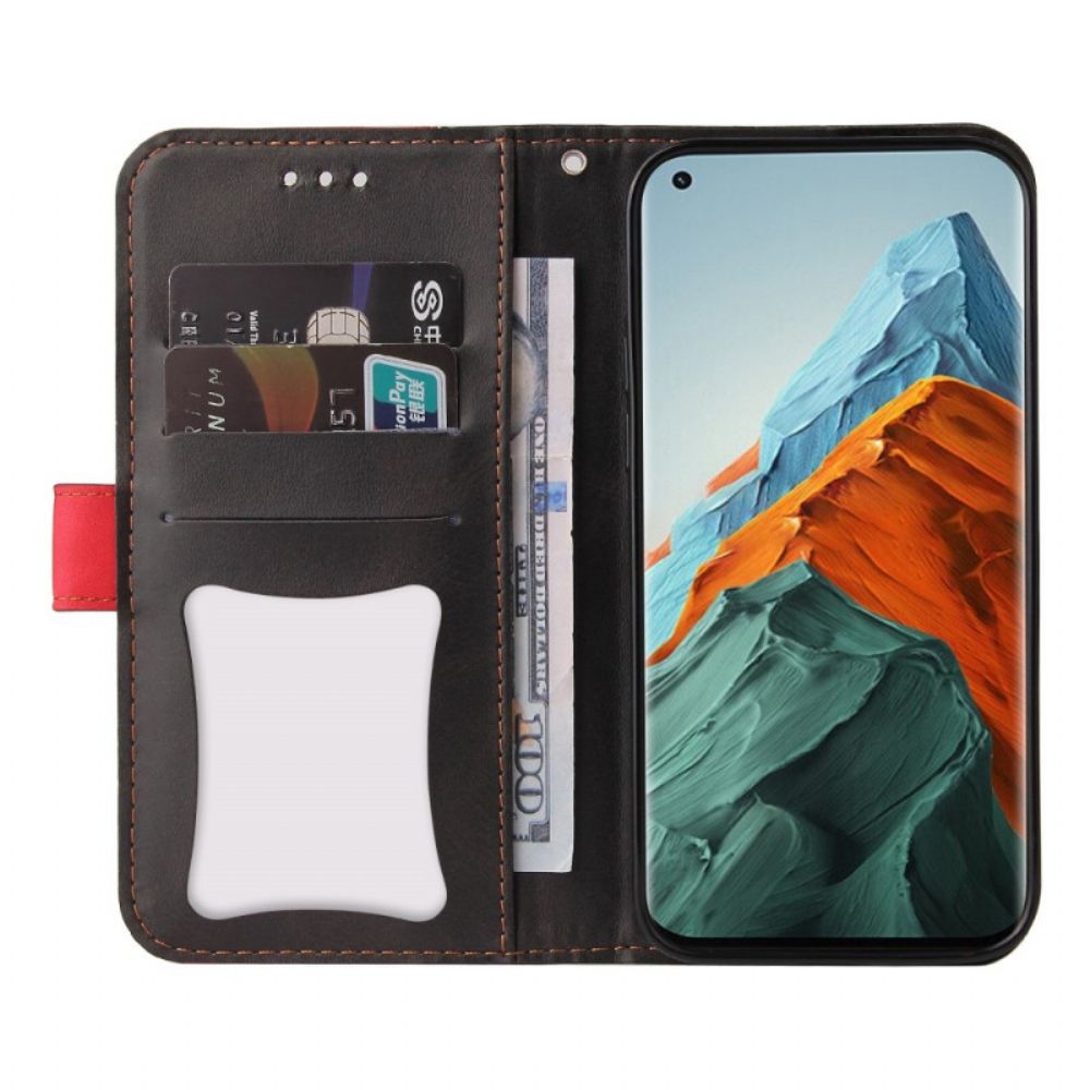 Flip Case voor Xiaomi Mi 11 Pro Tweekleurig