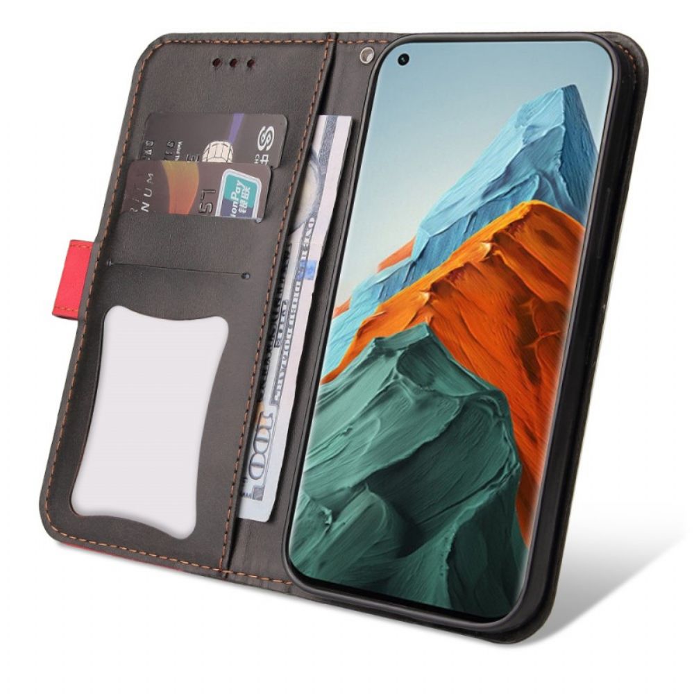 Flip Case voor Xiaomi Mi 11 Pro Tweekleurig