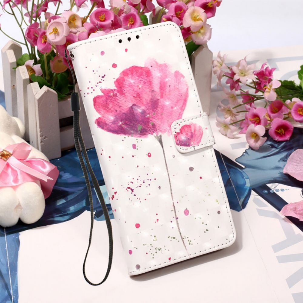 Hoesje Folio-hoesje voor Xiaomi Mi 11 Pro Aquarel Halster