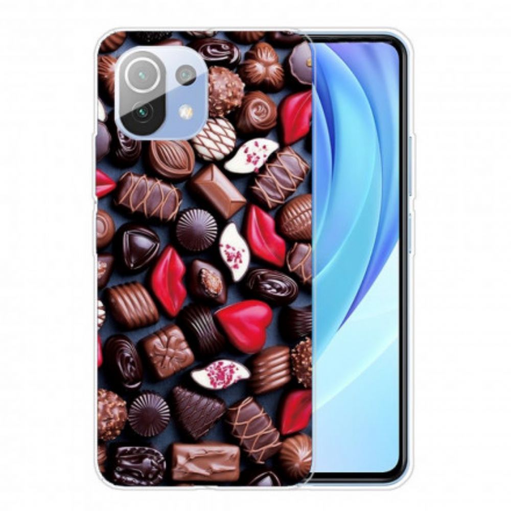 Hoesje voor Xiaomi Mi 11 Pro Chocoladeslang