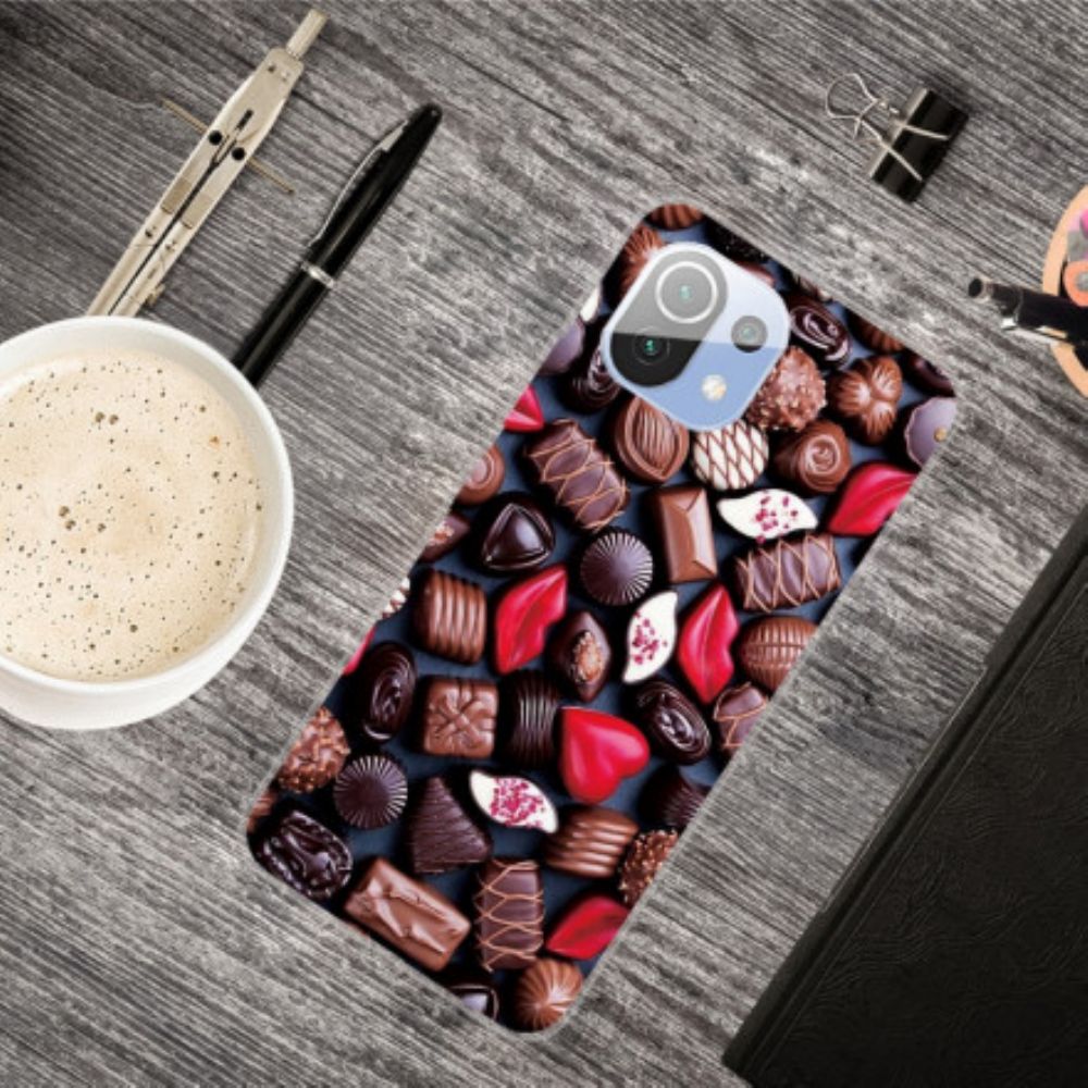 Hoesje voor Xiaomi Mi 11 Pro Chocoladeslang