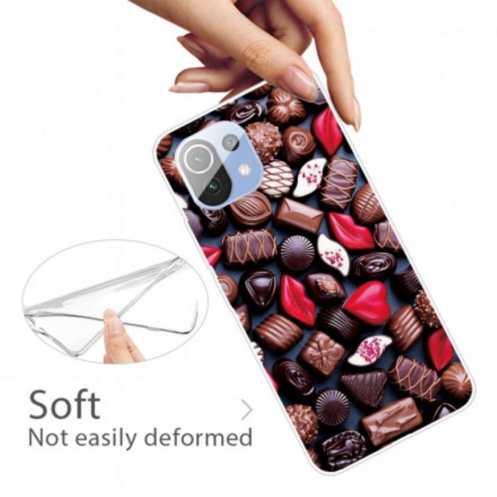 Hoesje voor Xiaomi Mi 11 Pro Chocoladeslang