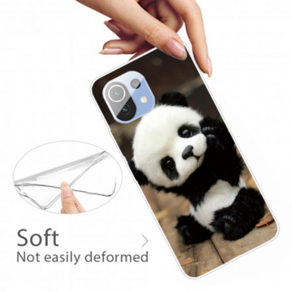 Hoesje voor Xiaomi Mi 11 Pro Flexibele Panda