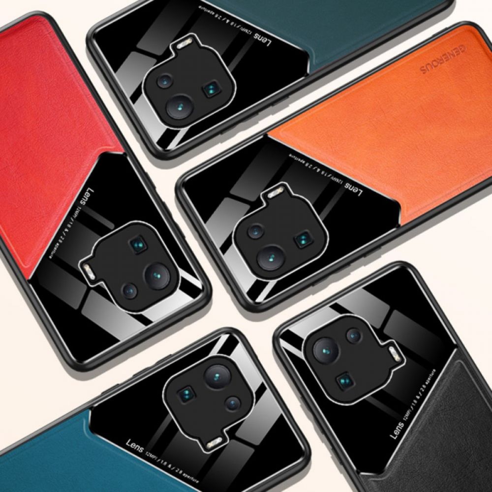 Hoesje voor Xiaomi Mi 11 Pro Magnetisch Leereffect