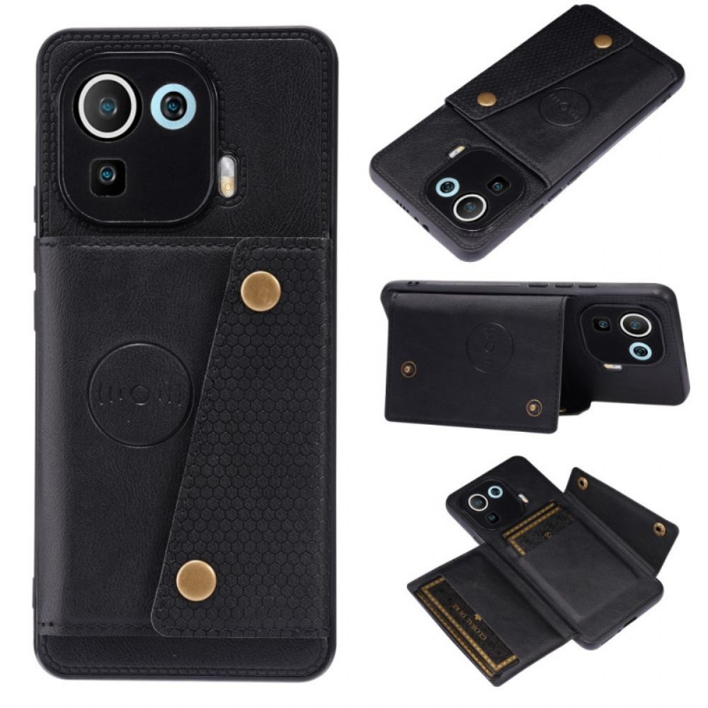 Hoesje voor Xiaomi Mi 11 Pro Portemonnee Snap Portemonnee