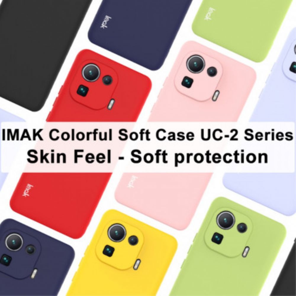 Hoesje voor Xiaomi Mi 11 Pro Uc-2 Serie Mat Siliconen Imak