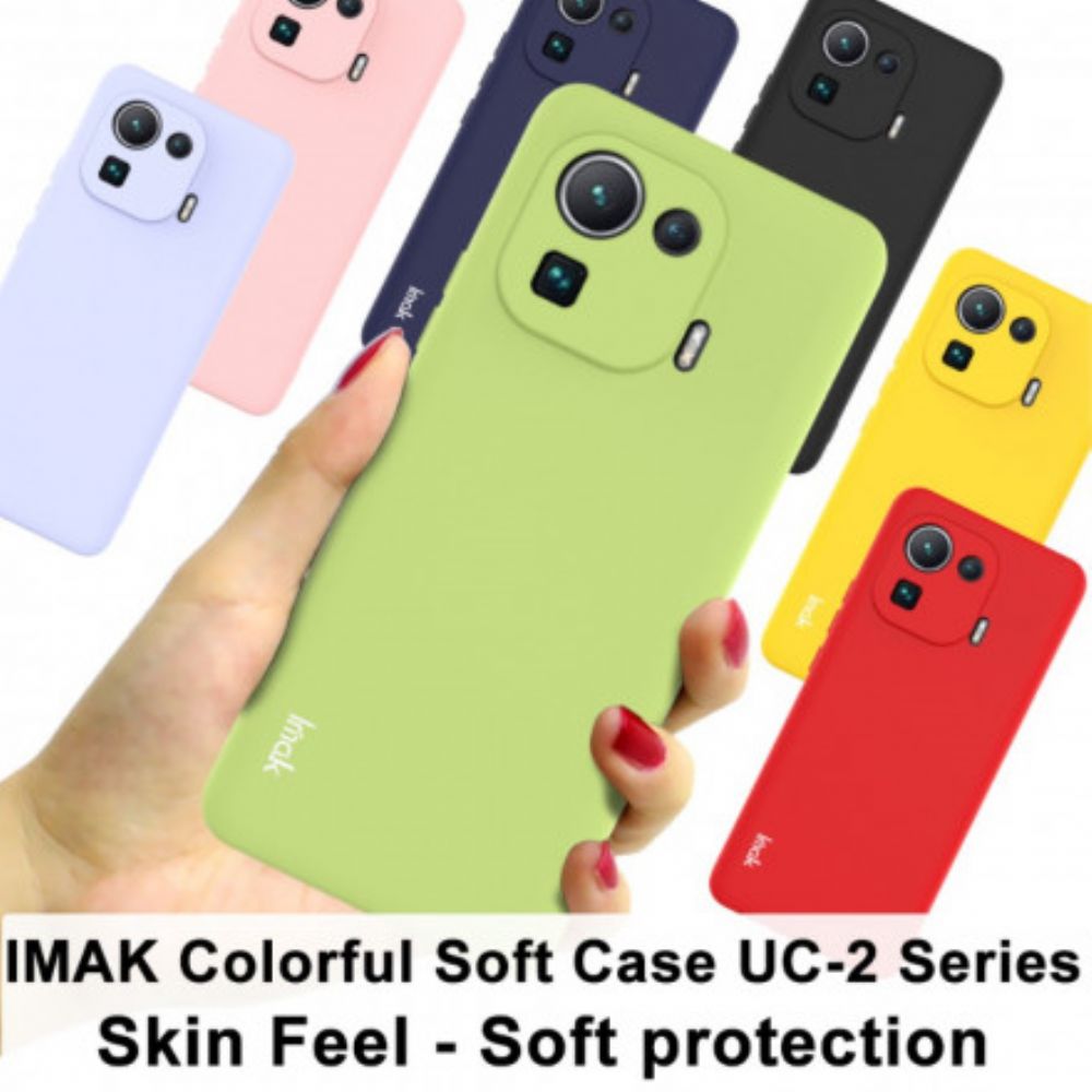 Hoesje voor Xiaomi Mi 11 Pro Uc-2 Serie Mat Siliconen Imak